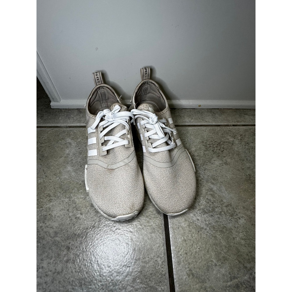 Adidas Casual Sneakers Beige White Women's Size US 3